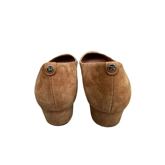 Taryn Rose Women's Tan Leather Slip On Round Toe Flat Shoes Size US 11 - Picture 2 of 3